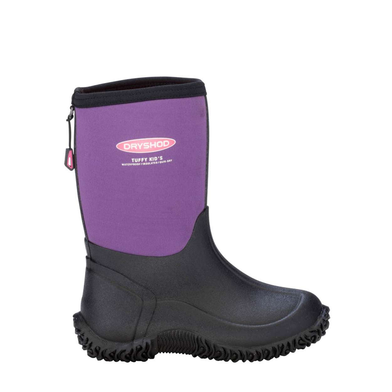 Dryshod Kid's Tuffy Black/Pink