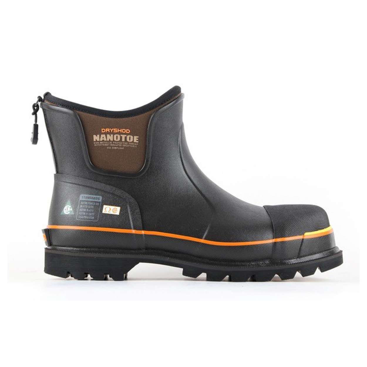 Dryshod Unisex Nanotoe Ankle Boot CSA Brown/Orange