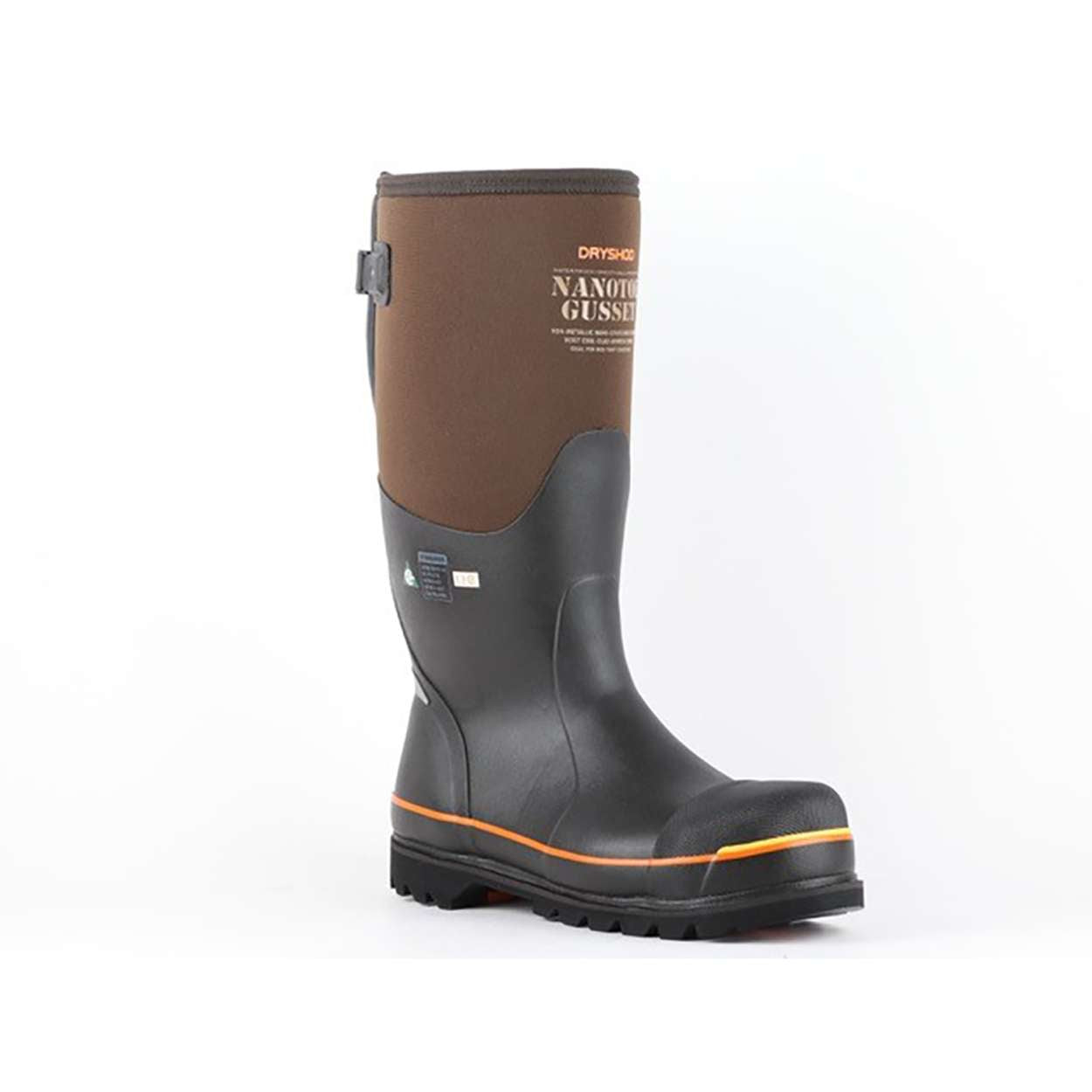 Dryshod Unisex Nanotoe Gusset CSA Brown/Orange