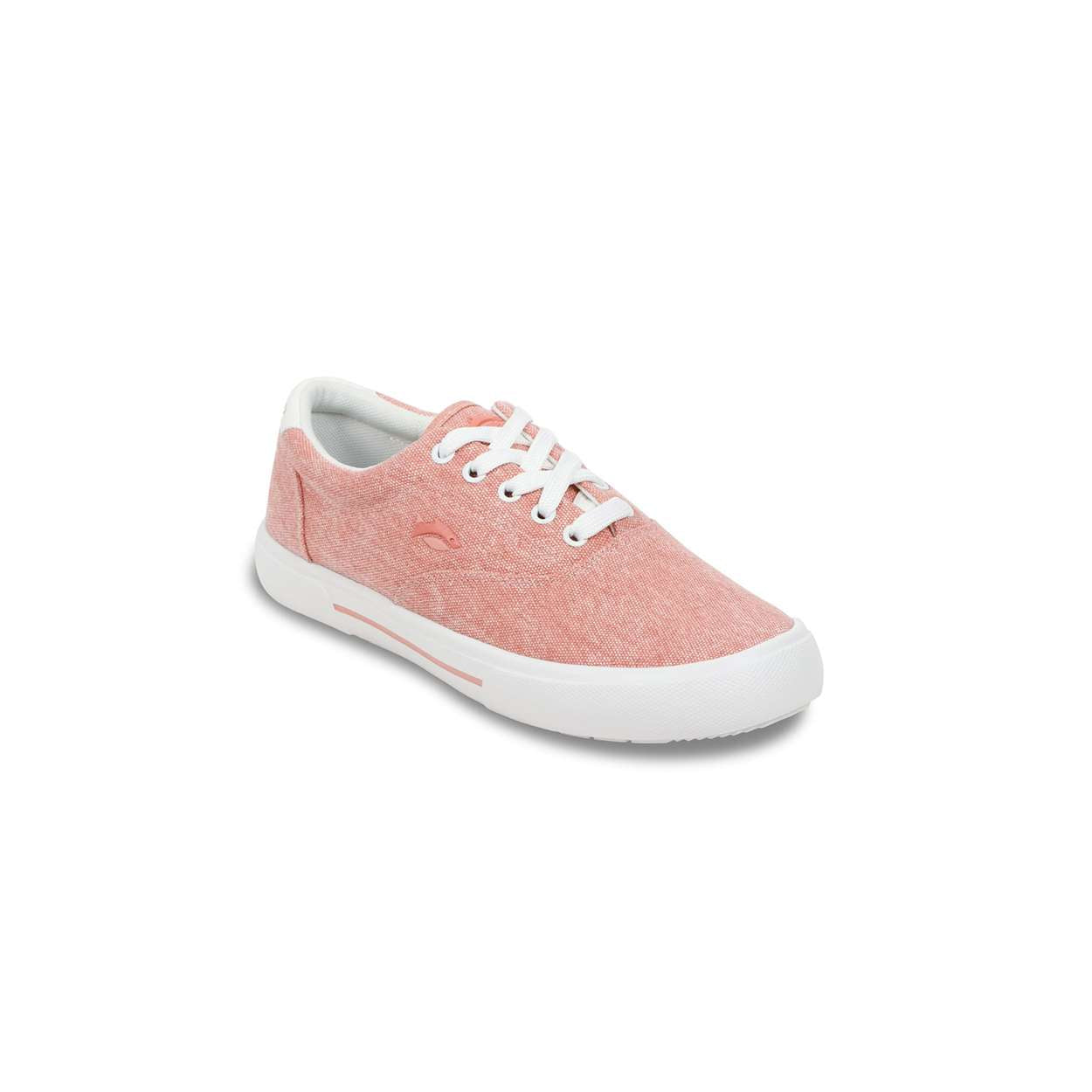 Fishooz Women's Sunwashed Lace Coral/White