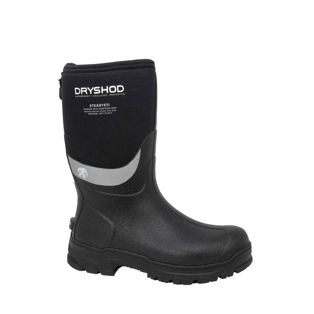 Dryshod Unisex Steadyeti Mid Black