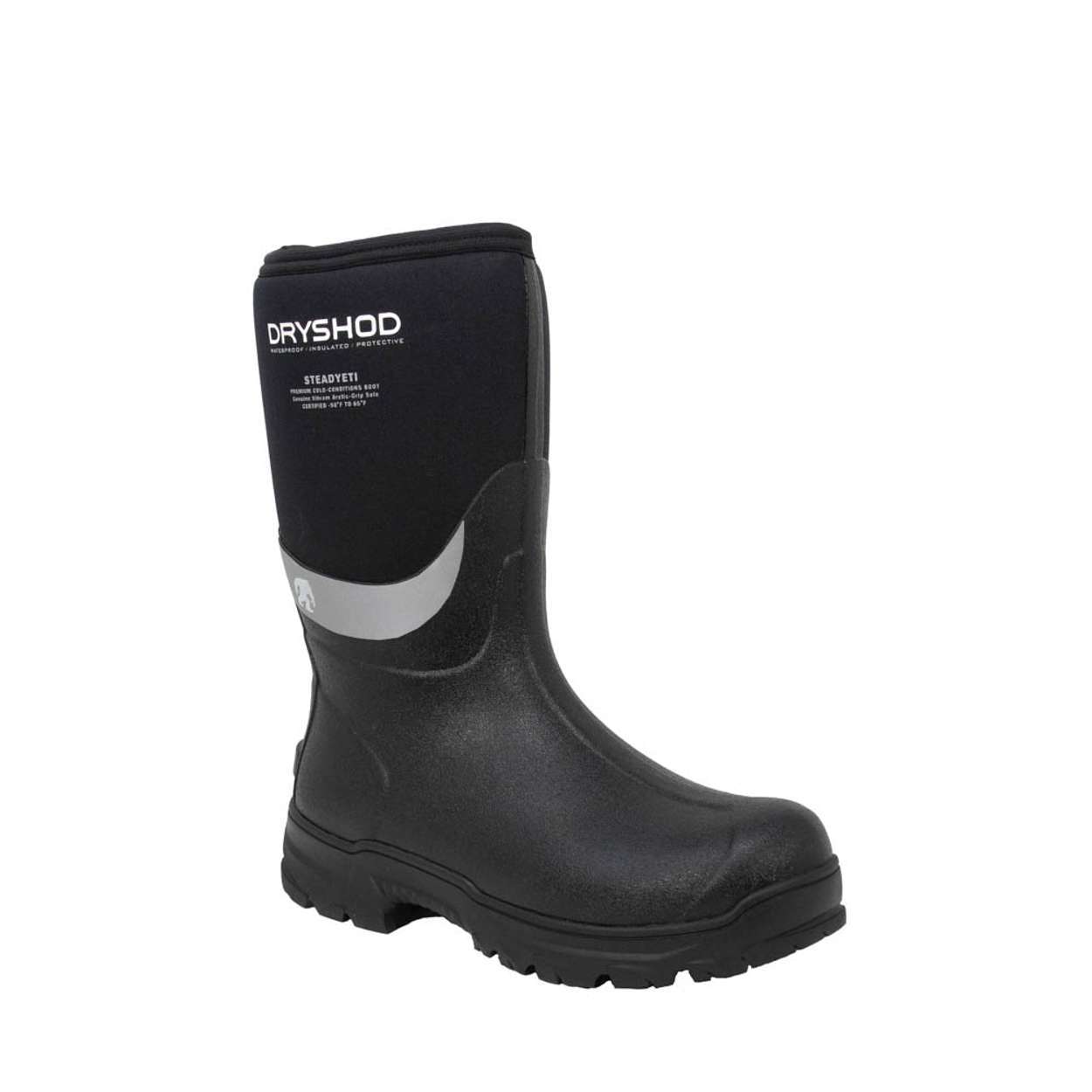 Dryshod Unisex Steadyeti Mid Black