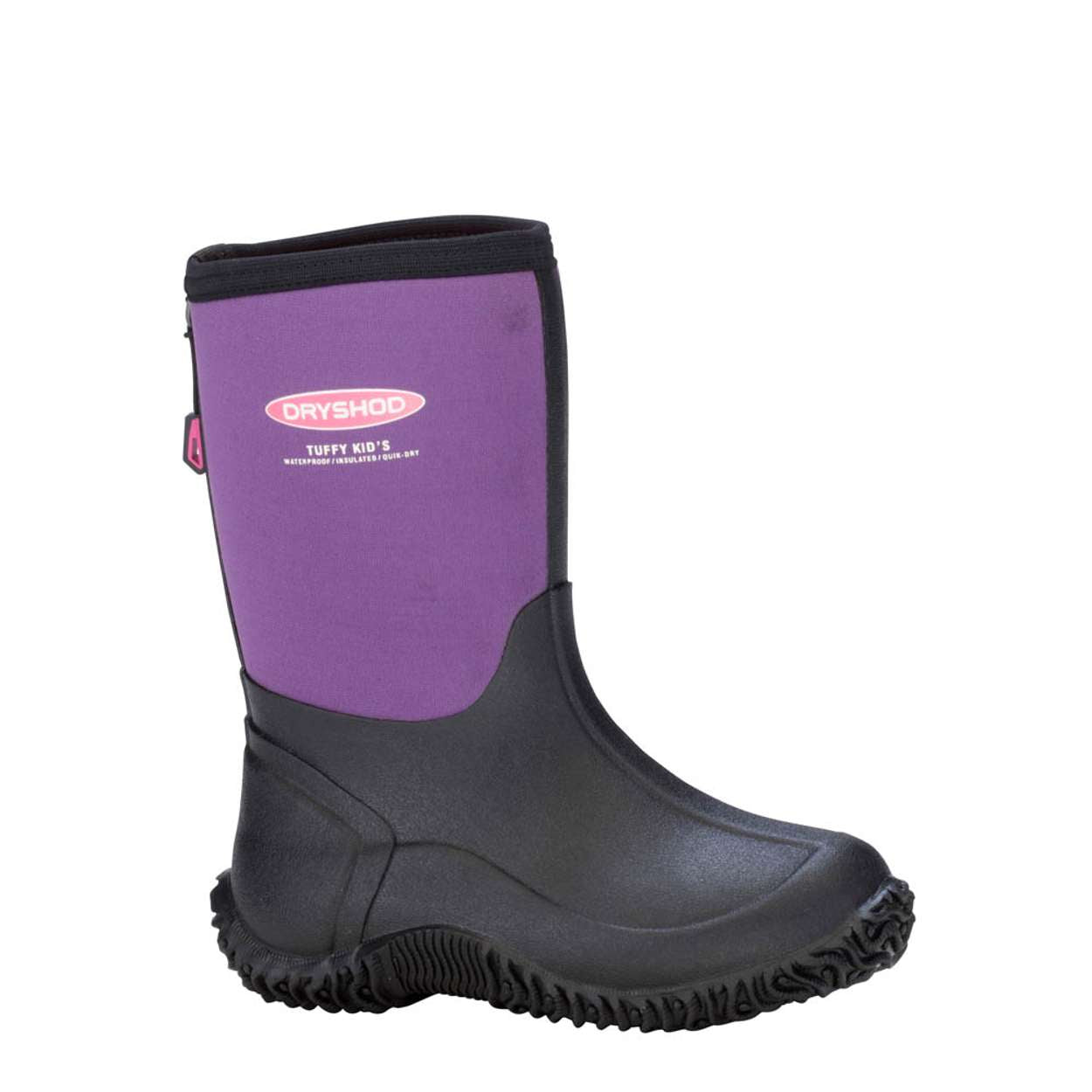 Dryshod Kid's Tuffy Black/Pink