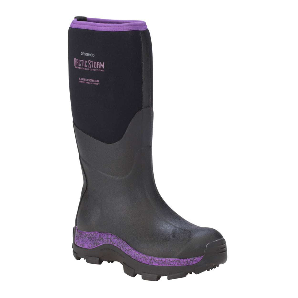 Dryshod Women's Arctic Storm High Black/Purple