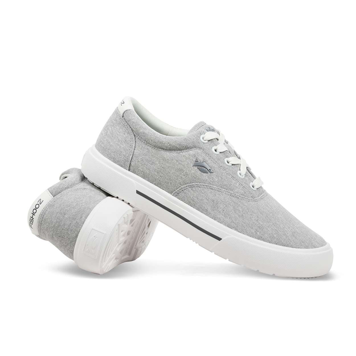 Fishooz Men's Sunwashed Lace Grey/White