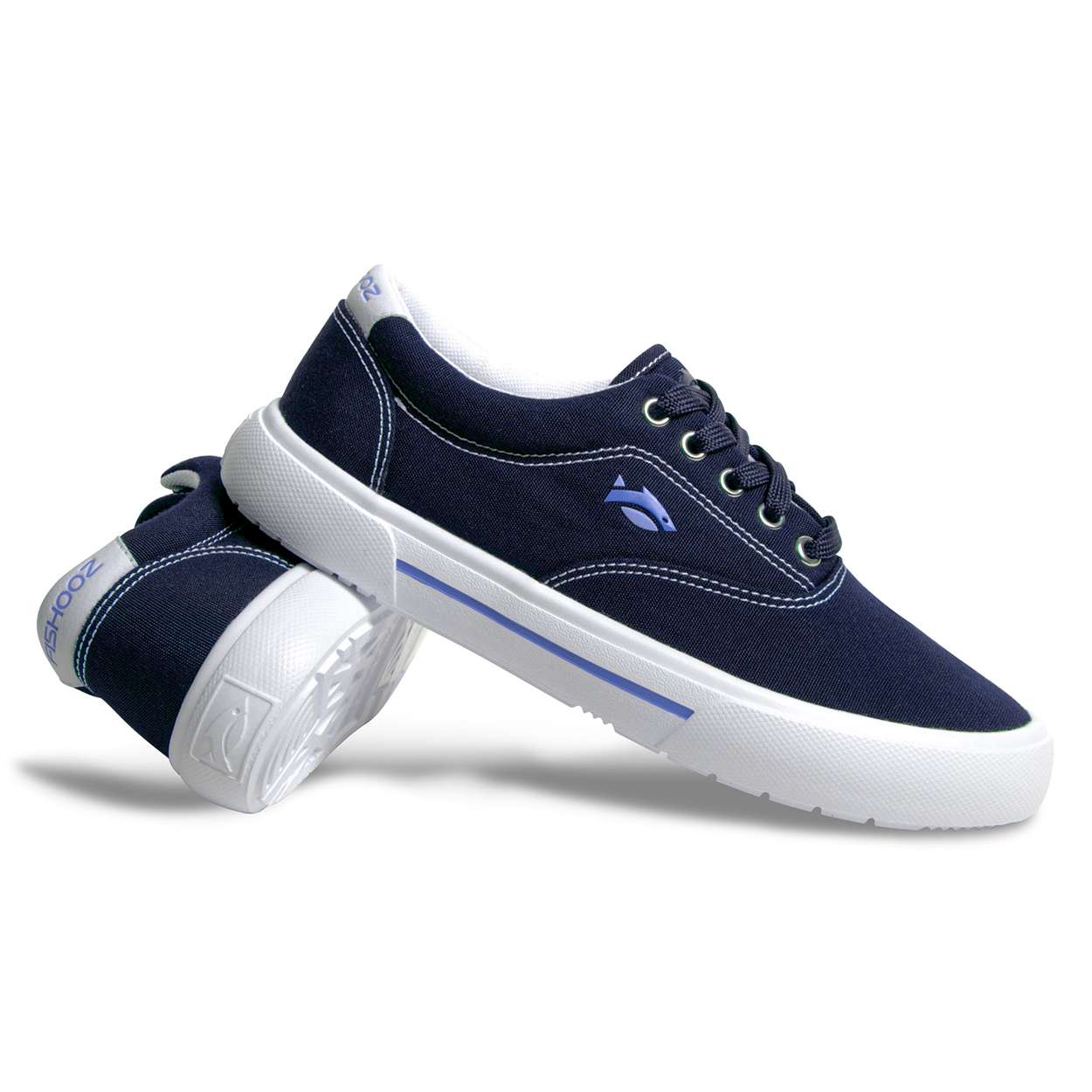 Fishooz Women's Sunbrella® Lace Navy/White