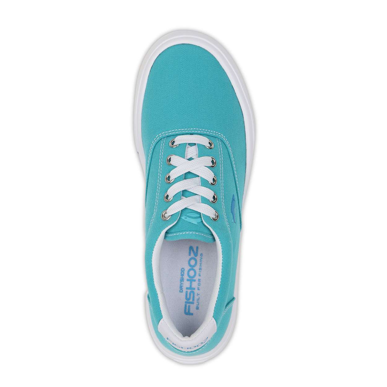 Fishooz Women's Sunbrella® Lace Teal/White