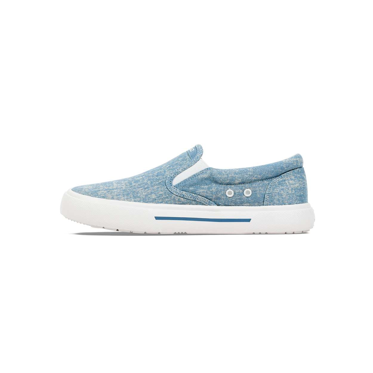 Fishooz Women's Sunwashed Slip-On Denim/White