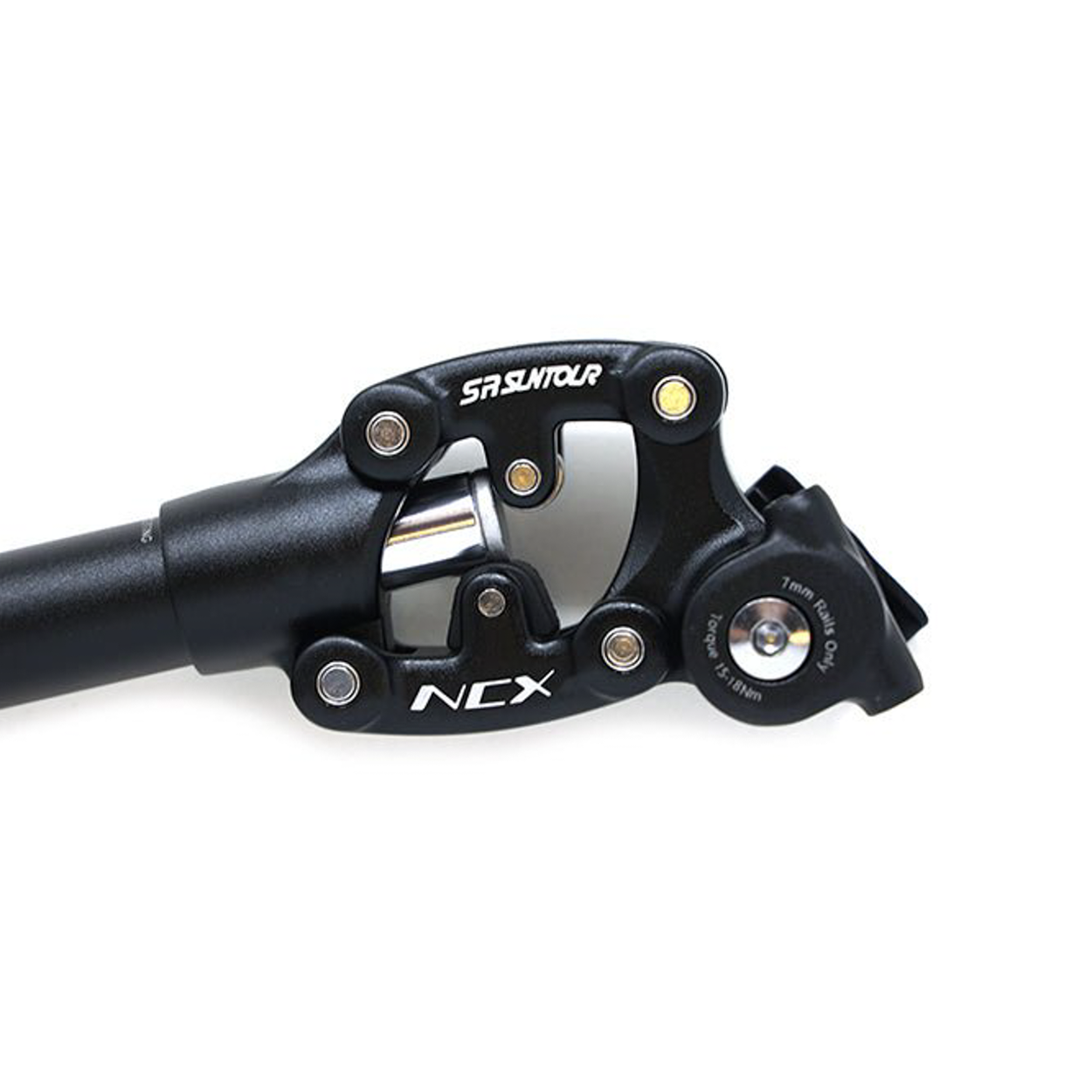 SR SUNTOUR SP12 NCX Suspension Seatpost 27.2x400mm – 50mm Travel, Brass Bushing, Preload Adjust - View #3
